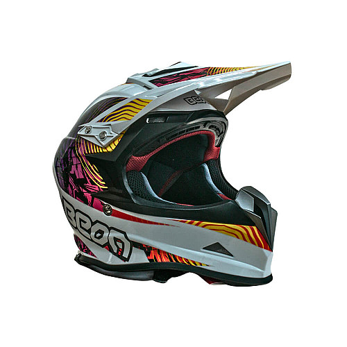 Мотошлем кроссовый Beon B-602 SOLID L Multicolor
