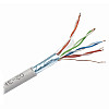 Комплект Кабель OK-Net КПВЕ-ВП 200 FTP кат.5е 305 м/Гофротруба ДКС ПВД D 32 25 м/Клипси для гофри 32 мм 50 шт