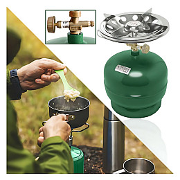 Газовий балон 8 л з пальником Green 0307
