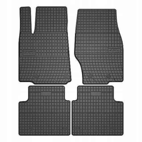 Коврики в салон Frogum Jeep Grand Cherokee 4xe от 2021 резиновые Черный (427884)