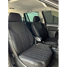 Авточехли для Toyota Avensis 1998-2003 AUAU Velvet Чорний