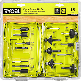 Фрези по дереву RYOBI RAKRBS 5132005352 хвостовик 6 мм 15 шт