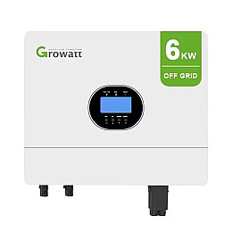 Автономный инвертор солнечный Growatt 6 кВт off-grid SPF 6000 ES PLUS 48V 100A (101068)