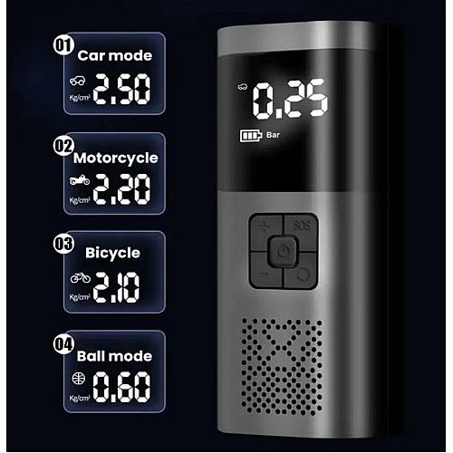 Компрессор для автомобиля от прикуривателя Wireless Air Pump 9038