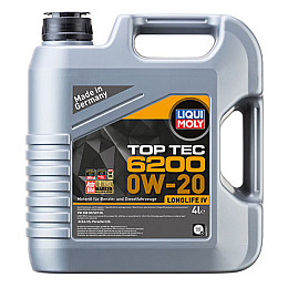 Синтетическое моторное масло Liqui Moly Top Tec 6200 0W20 4 л