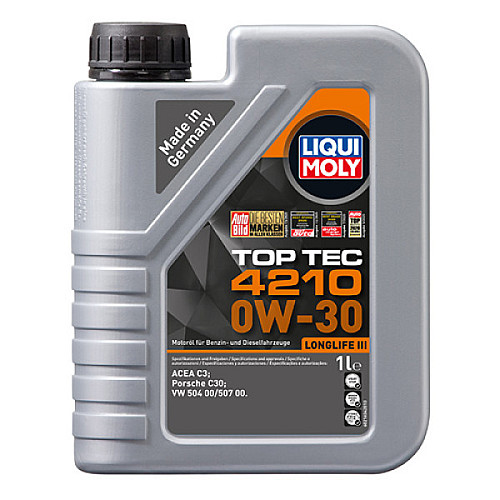 Cинтетичне моторне масло Liqui Moly Top Tec 4210 SAE 0W30 1 л