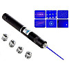 Лазерная указка с насадками Спартак Blue Laser YXB 008 50000 mW Black (007107)