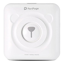 Мобильный принтер для телефона PeriPage A6 Белый (100334)