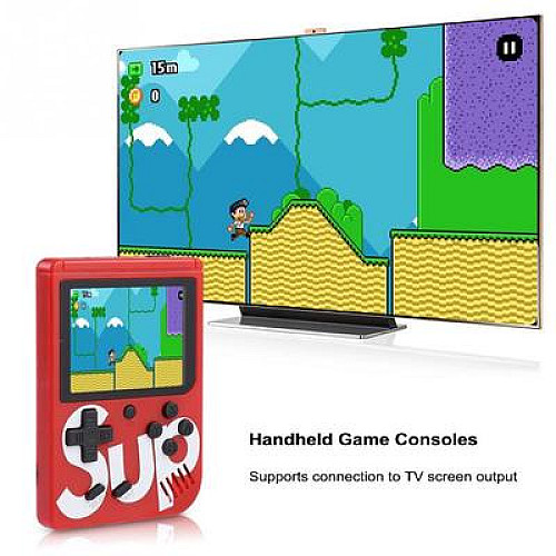 Приставка SUP SEGA 8bit SUP Game Box 400 игр Красная (smt87492694)