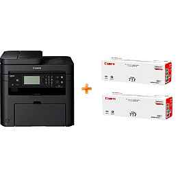 Многофункциональное устройство Canon i-Sensys MF237WNE + Картриджи 737 2шт (6462263)