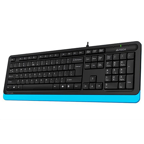 Клавіатура A4Tech FK10 Чорна/Синя USB