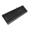 Клавіатура A4Tech FK10 Чорна/Сіра USB