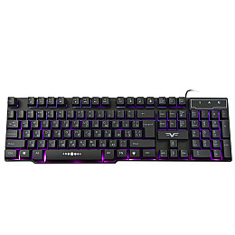 Клавиатура Frime Firefly II Black USB RUS/UKR (FLK19110)