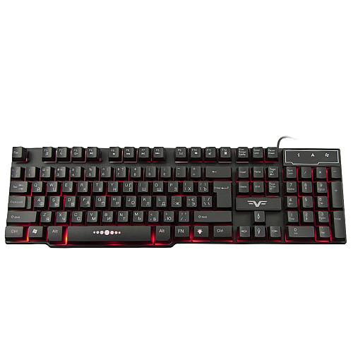 Клавиатура Frime Firefly II Black USB RUS/UKR (FLK19110)