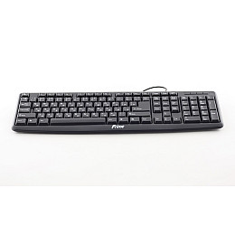 Клавиатура Frime FKBS-002 USB; RUS/UKR, Black