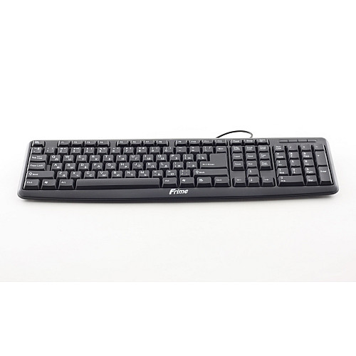 Клавіатура Frime FKBS-002 USB; RUS/UKR, Чорна