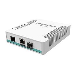 Комутатор MikroTik CRS106-1C-5S (400МГц/128Мб, 5xSFP, 1xCombo)