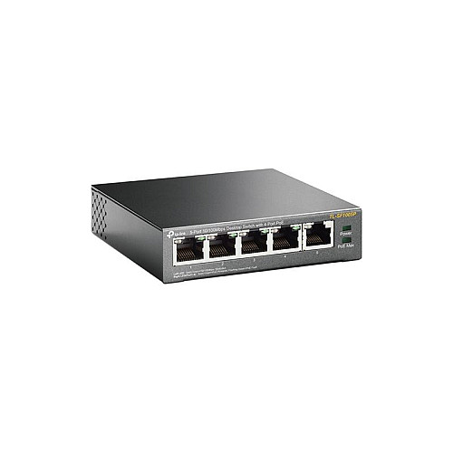 Комутатор TP-Link TL-SF1005P (1хFE, 4xFe PoE, макс 53W)