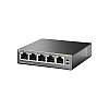 Комутатор TP-Link TL-SF1005P (1хFE, 4xFe PoE, макс 53W)