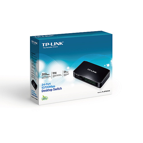 Комутатор TP-Link TL-SF1024M (24xFE, пластик)