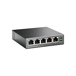 Коммутатор TP-Link TL-SG1005P 1хGE 4xGE PoE max 53W
