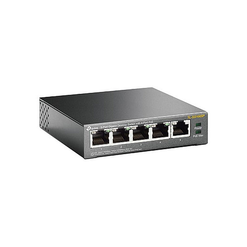 Коммутатор TP-Link TL-SG1005P 1хGE 4xGE PoE max 53W