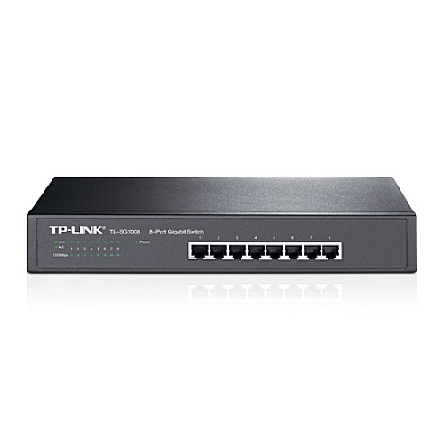 Коммутатор TP-Link TL-SG1008 (8хGE, металл)