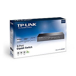 Коммутатор TP-Link TL-SG1008 (8хGE, металл)