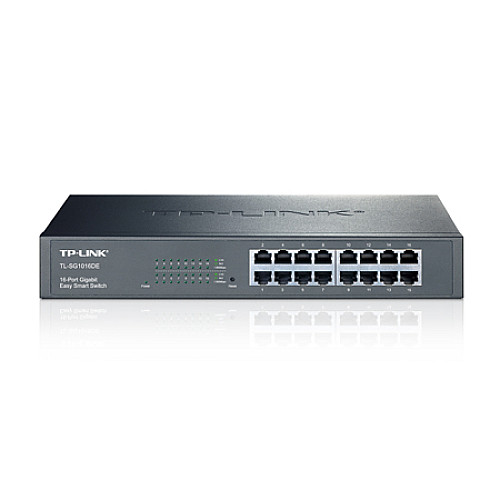 Коммутатор TP-LINK TL-SG1016DE (16хGE, металл, easysmart)