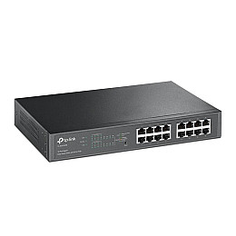 Коммутатор TP-LINK TL-SG1016PE (8хGE PoE+, 8xGE, 100W max, металл, easysmart)