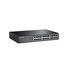 Коммутатор TP-LINK TL-SG1024D (24хGE, металл, настольный/монтаж в стойку)