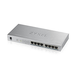 Коммутатор ZYXEL GS1008HP (GS1008HP-EU0101F) (8xGE PoE+, PoE 60W)