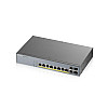 Коммутатор ZYXEL GS1350-12HP (8xGE PoE+, 2xGE, 2xSFP,max 130W, L2, металл)
