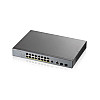 Коммутатор ZYXEL GS1350-18HP (16xGE PoE, L2, 2xRJ-45/SFP, PoE 250W, металл)