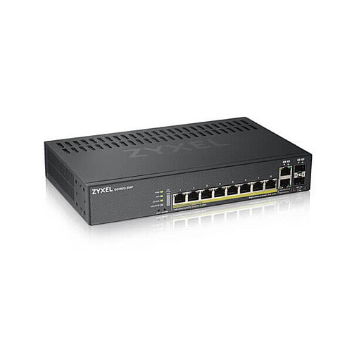 Коммутатор ZYXEL GS1920-8HPV2 (8xGE PoE+, 2xGE/SFP, Max PoE 130W, Smart, NebulaFlex)