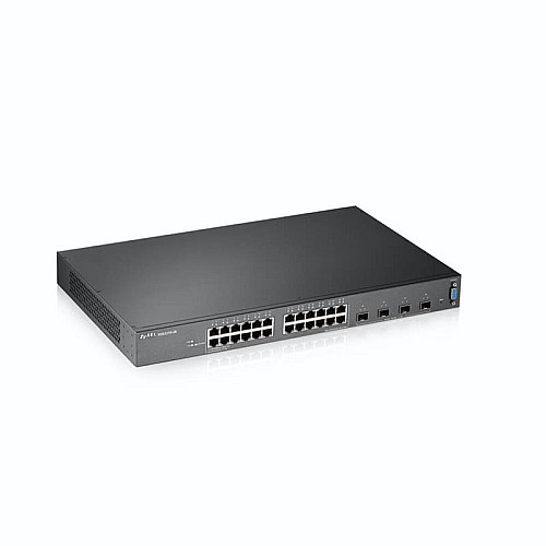 Коммутатор ZYXEL XGS2210-28 (24xGE, 4xSFP+, стекируемый (до 2), бесшумный, L2)