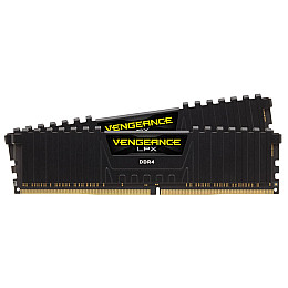 Модуль пам'яті DDR4 2x8GB/3200 Corsair Vengeance LPX Чорний (CMK16GX4M2B3200C16)