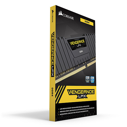 Модуль пам'яті DDR4 2x8GB/3200 Corsair Vengeance LPX Чорний (CMK16GX4M2B3200C16)