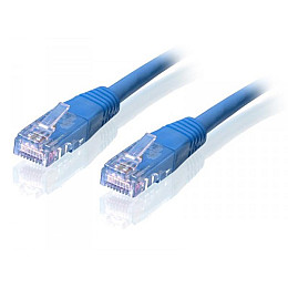 Патч-корд литой UTP Atcom RJ45 Cat.5e 30м синий