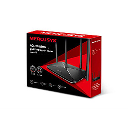 Бездротовий маршрутизатор Mercusys AC12G (AC1200, 1хWan, 3хLAN, 4 антени)