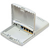 Маршрутизатор MikroTik PowerBox (RB750P-PBr2) (650MHz/64Mb, 5х100Мбіт, PoE out, вуличний)