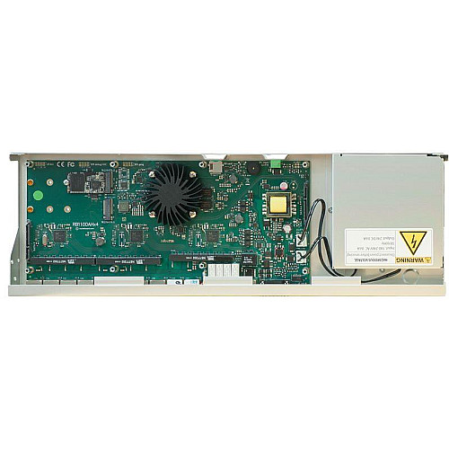Маршрутизатор MikroTik RB1100AHx4 Dude Edition (4x1,4GHz/1Gb, ARM 32Bit, 13xGE, PoE In, 60Gb SSD)