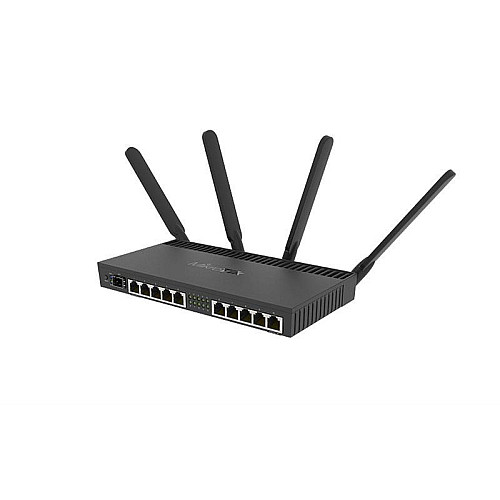 Маршрутизатор MikroTik RB4011iGS+5HacQ2HnD-IN (AC2000, 4x1.4 GHz/1Gb, 10x1GE, 1xSFP+, MU-MIMO, 4 антени)