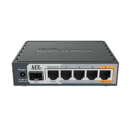 Маршрутизатор MikroTik RouterBOARD RB760iGS hEX S (880MHz/256Mb, 5хGE, 1xSFP)