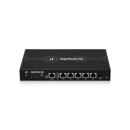 Маршрутизатор Ubiquiti EdgeRouter ER-6P (Quad-Core 1 GHz/1GB, 5x1GE, 1xSFP, пасивний poe)