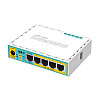 Маршрутизатор MikroTik RouterBOARD RB750UPr2 hEX PoE lite (650MHz/64Mb, 1xUSB, 5х100Мбит, PoE in, PoE out) (RB750UPr2)