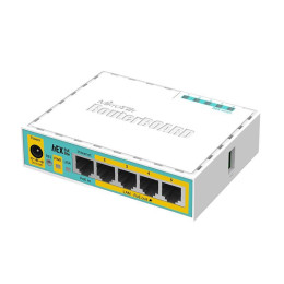 Маршрутизатор MikroTik RouterBOARD RB750UPr2 hEX PoE lite (650MHz/64Mb, 1xUSB, 5х100Мбит, PoE in, PoE out) (RB750UPr2)