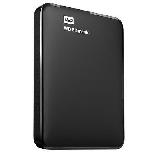 Накопичувач зовнішній HDD 2.5" USB 1.0Tb WD Elements Black (WDBUZG0010BBK-WESN)