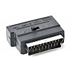 Адаптер Cablexpert SCART S-Video 3xRCA M/F чорний (CCV-4415) пакет