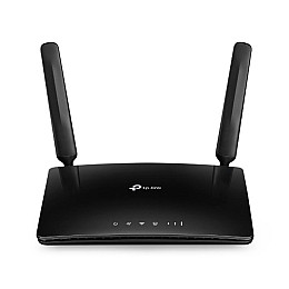 Бездротовий маршрутизатор TP-LINK TL-MR6400 N300, 1xFE LAN/WAN, 3xFE LAN, 1xSimCardSlot, 2 зовнішні антени LTE, 2 внутрішні антени (TL-MR6400)